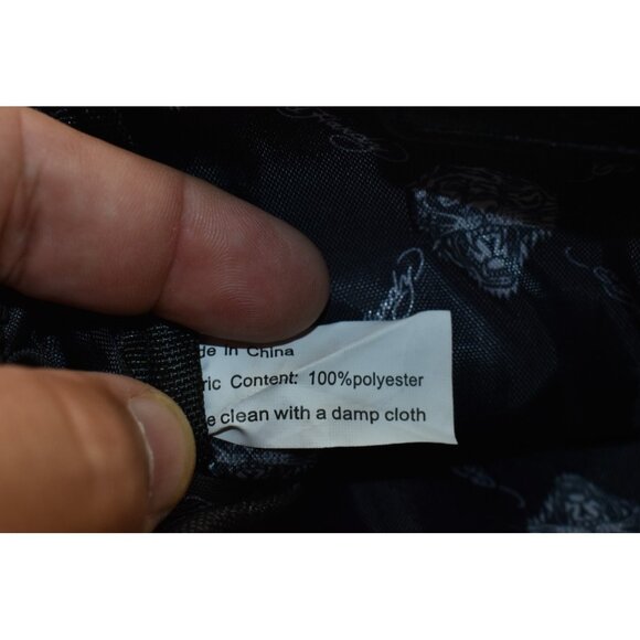 Ed Hardy Blue and Black Tie-Dye Shoulder Bag - Picture 11 of 14